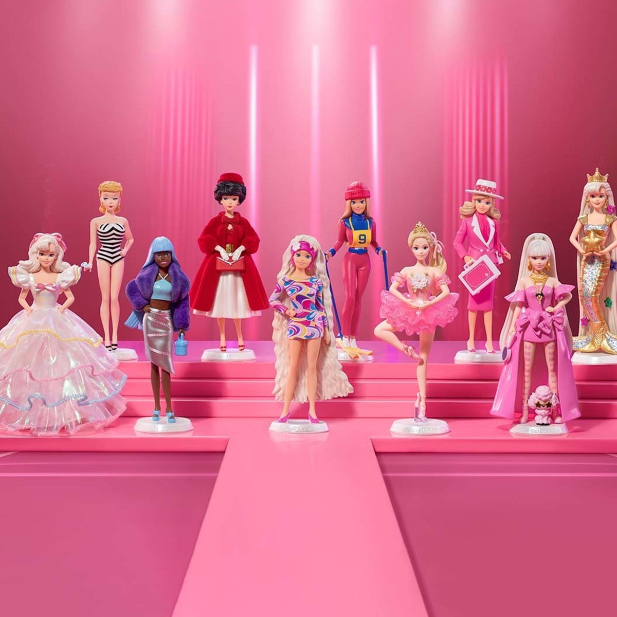 barbie classic figure blind box — regular design lineup; pictured designs, not guaranteed box contents