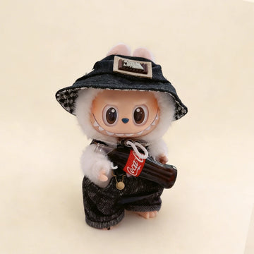 Black Urban Edge: 2-Piece Set for Labubu Coca-Cola Series - main product card | KikiBuddies