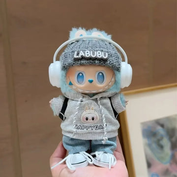 Streetwear Outfit For Labubu — 6-Piece, 17cm - main product card | KikiBuddies