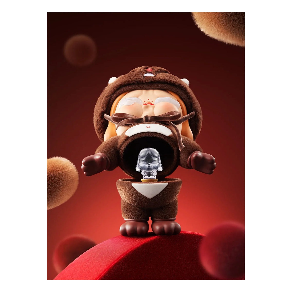 CRYBABY Be Mine figurine — open-front display view
