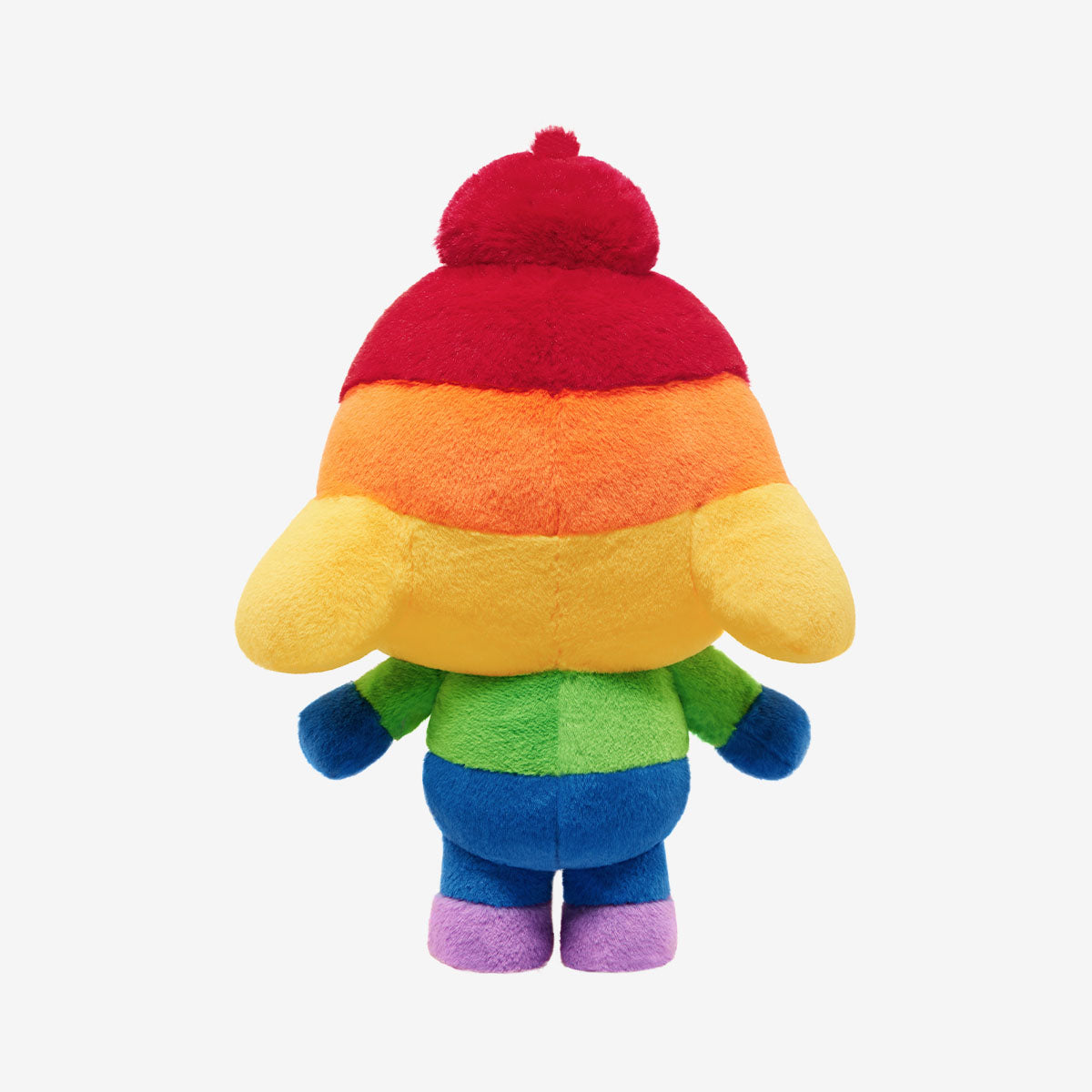 CRYBABY Cheer Up Baby rainbow plush doll back view