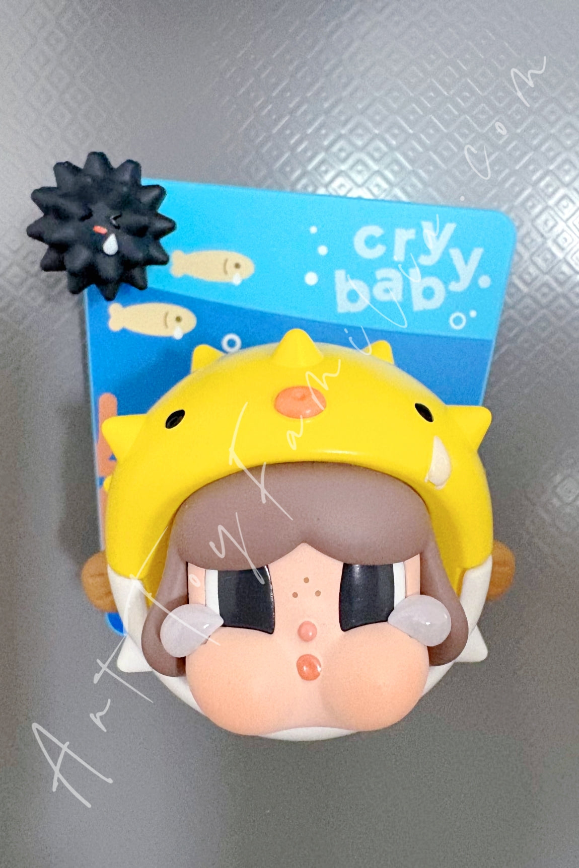CRYBABY Cry Me an Ocean Series Fridge Magnet - lifestyle scene | KikiBuddies