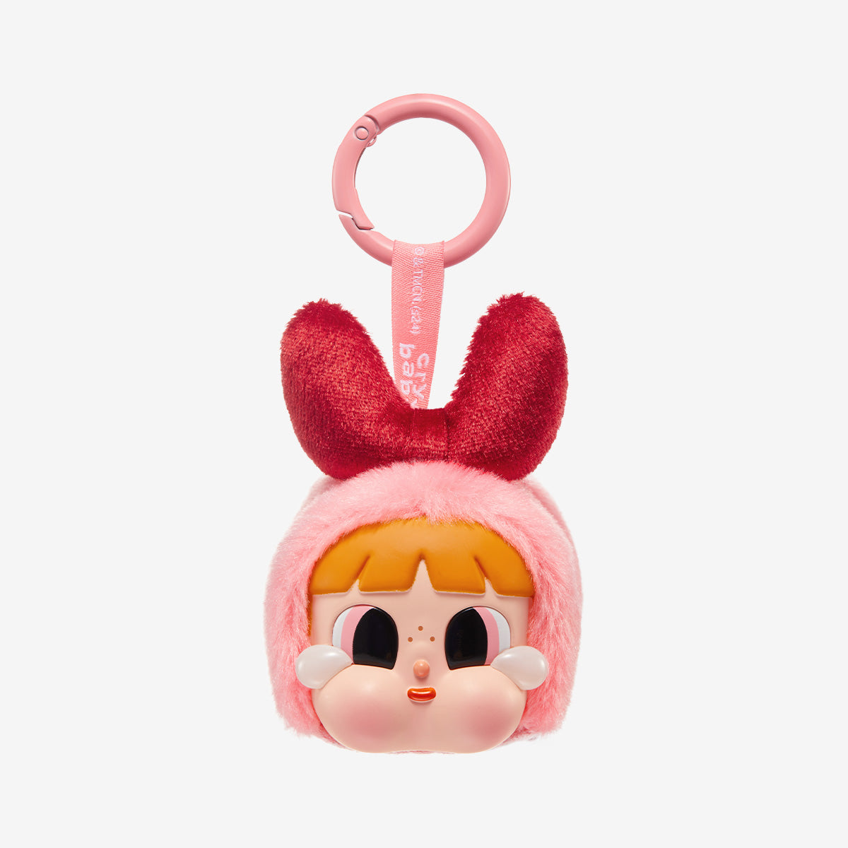CRYBABY x The Powerpuff Girls Blossom confirmed vinyl face plush pendant; one selected item