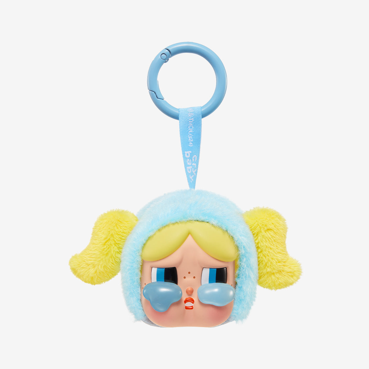 CRYBABY x The Powerpuff Girls Bubbles confirmed vinyl face plush pendant; one selected item