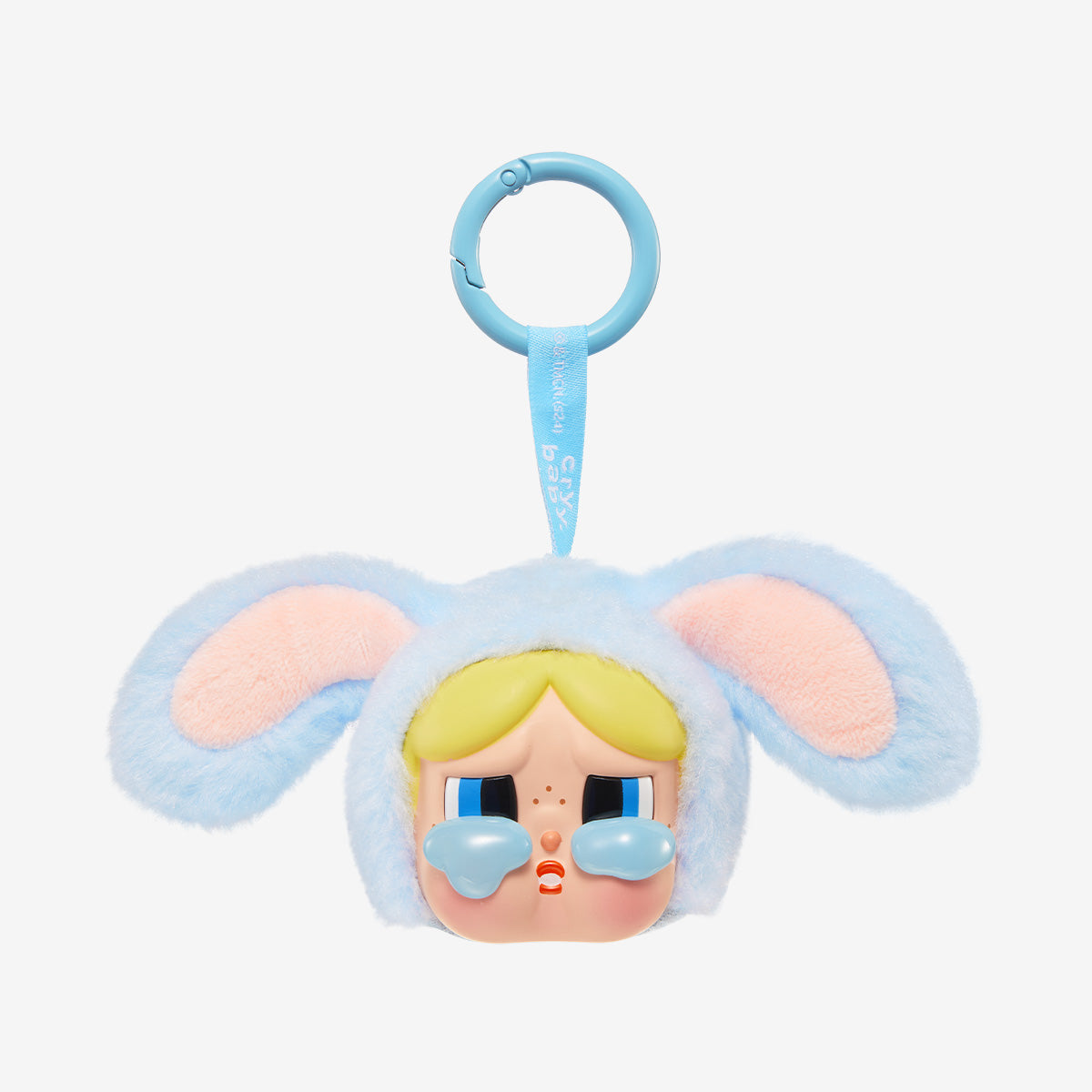 CRYBABY x The Powerpuff Girls Bunny Bubbles confirmed vinyl face plush pendant; one selected item