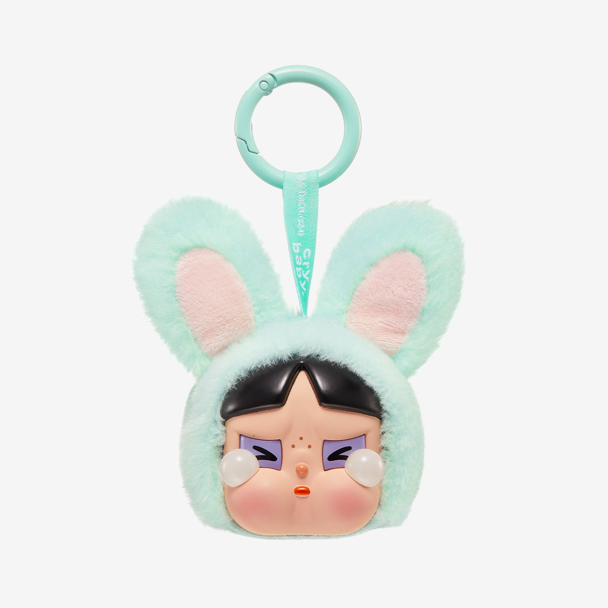 CRYBABY x The Powerpuff Girls Bunny Buttercup confirmed vinyl face plush pendant; one selected item