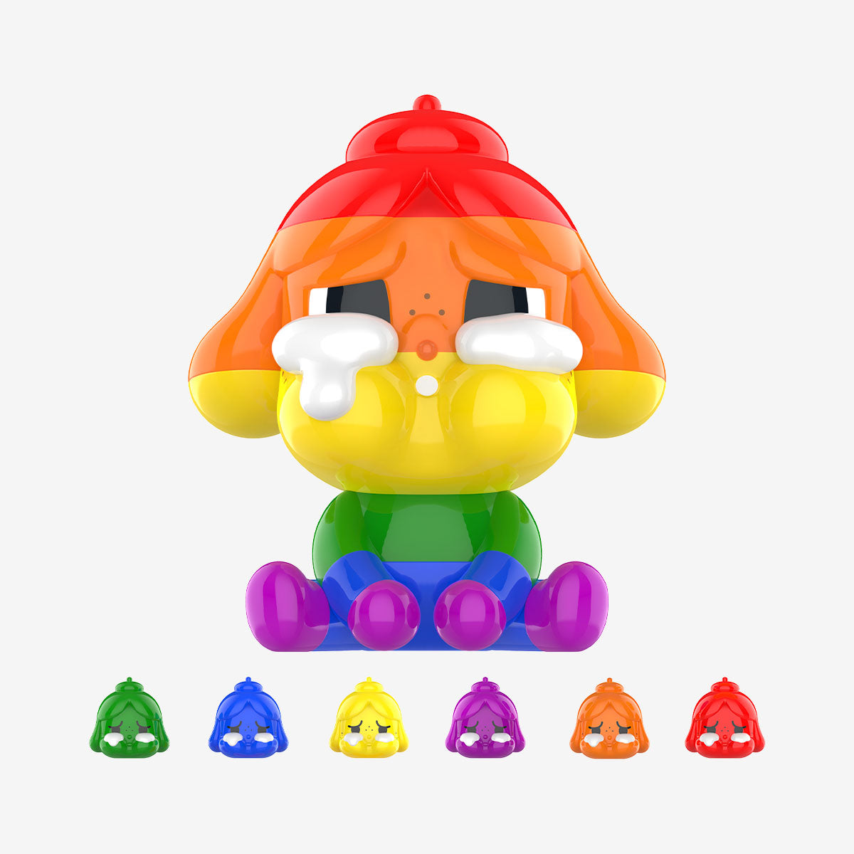 CRYBABY Pride Parade fixed figure - front identity; scenery props are not included