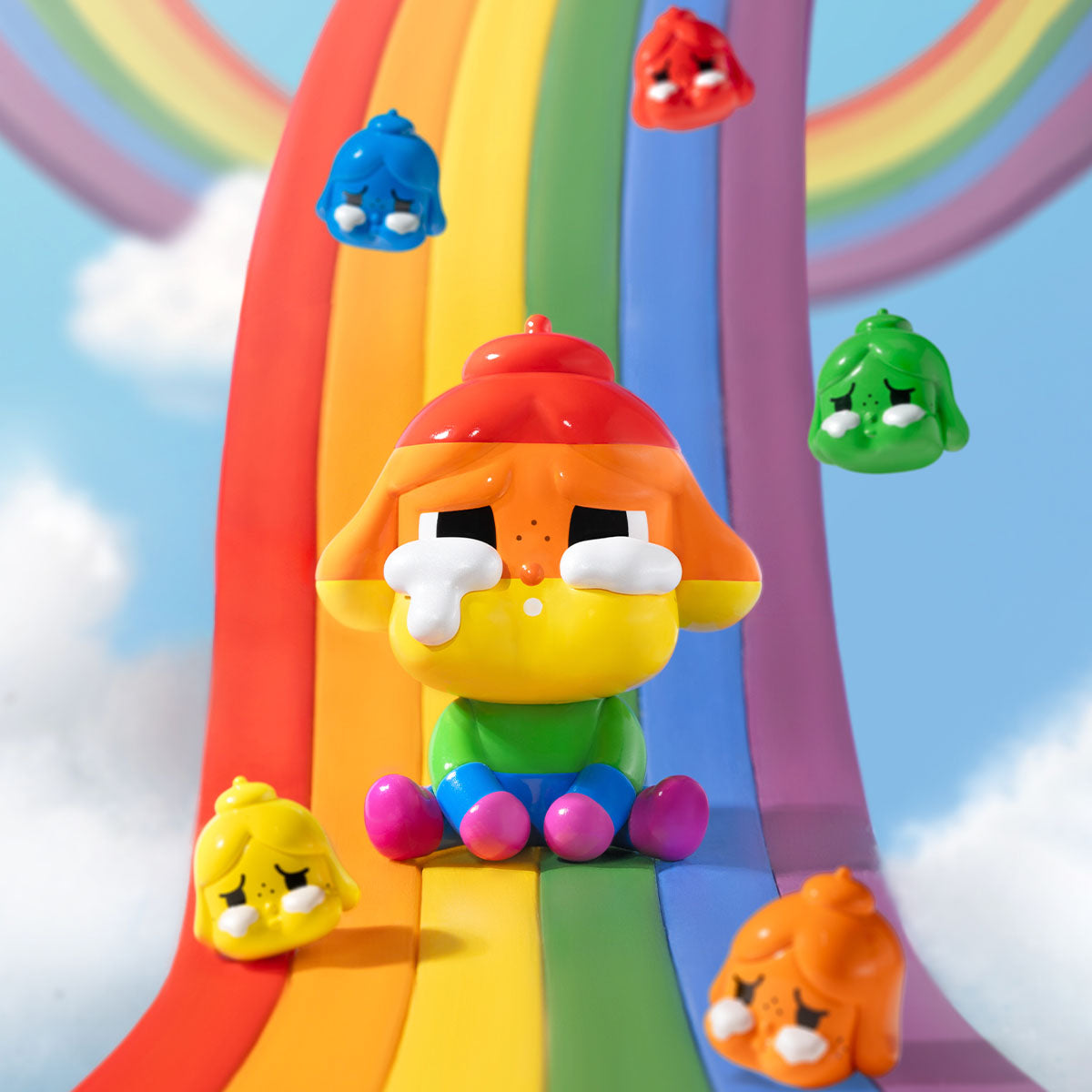 CRYBABY Pride Parade fixed figure - scene context; scenery props are not included