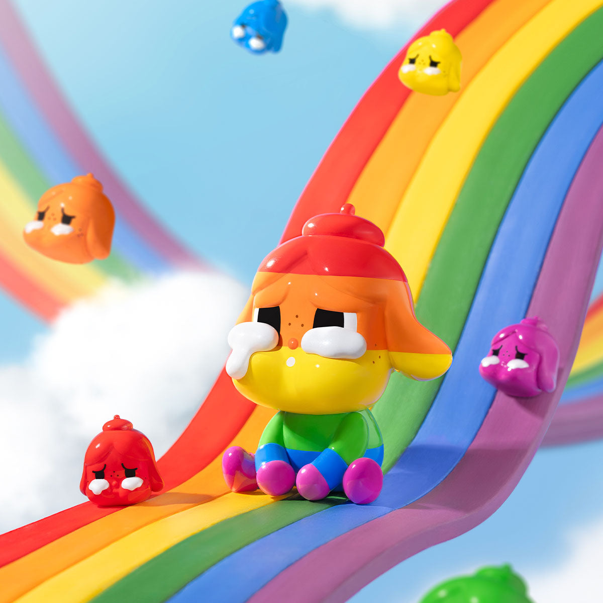 CRYBABY Pride Parade fixed figure - scene context; scenery props are not included