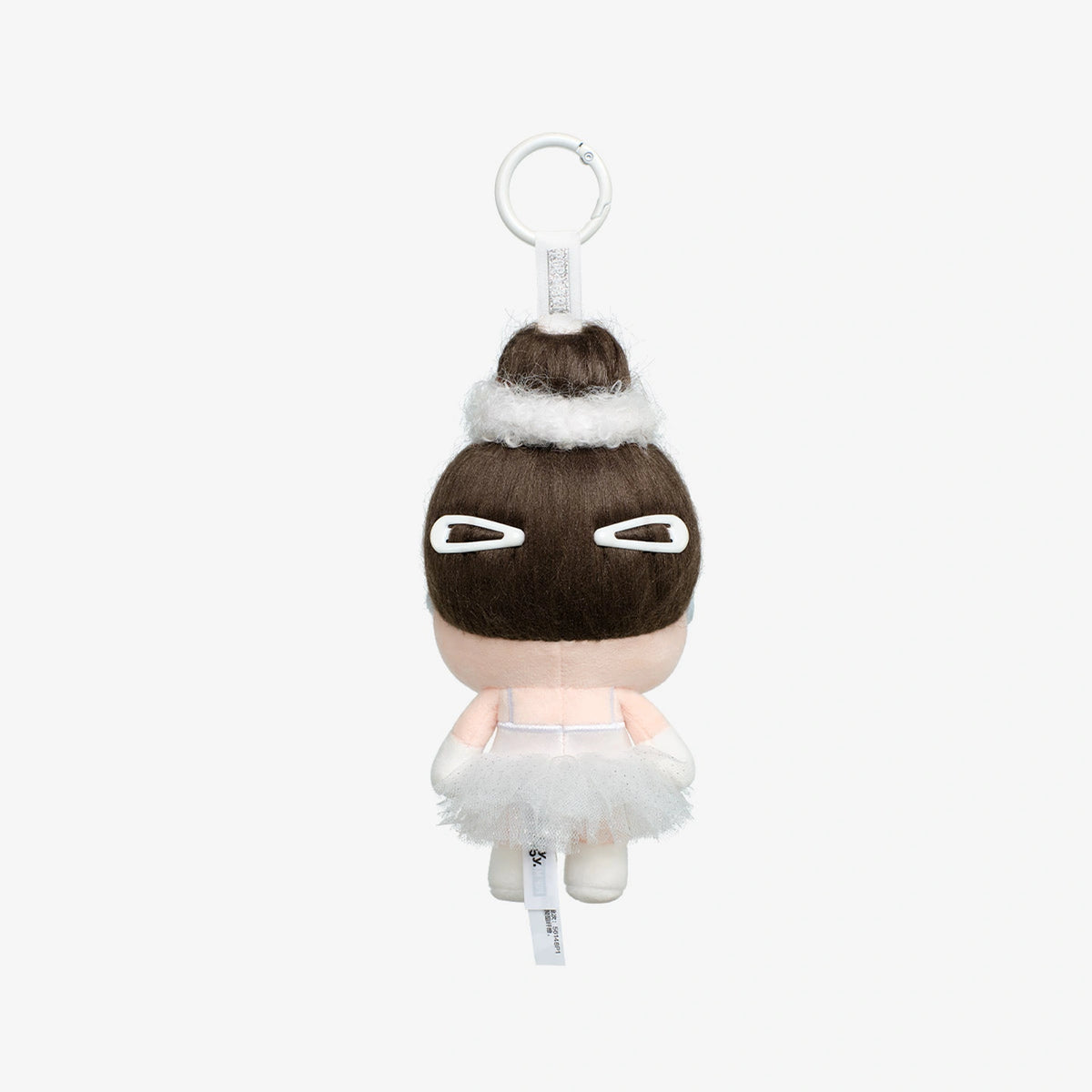CRYBABY SHINY SHINY fixed single plush pendant - back view and hair structure