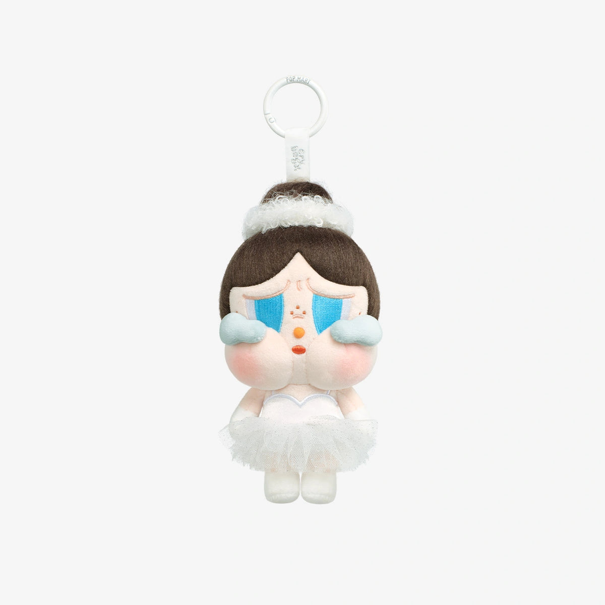 CRYBABY SHINY SHINY fixed single plush pendant - front with visible hanging ring