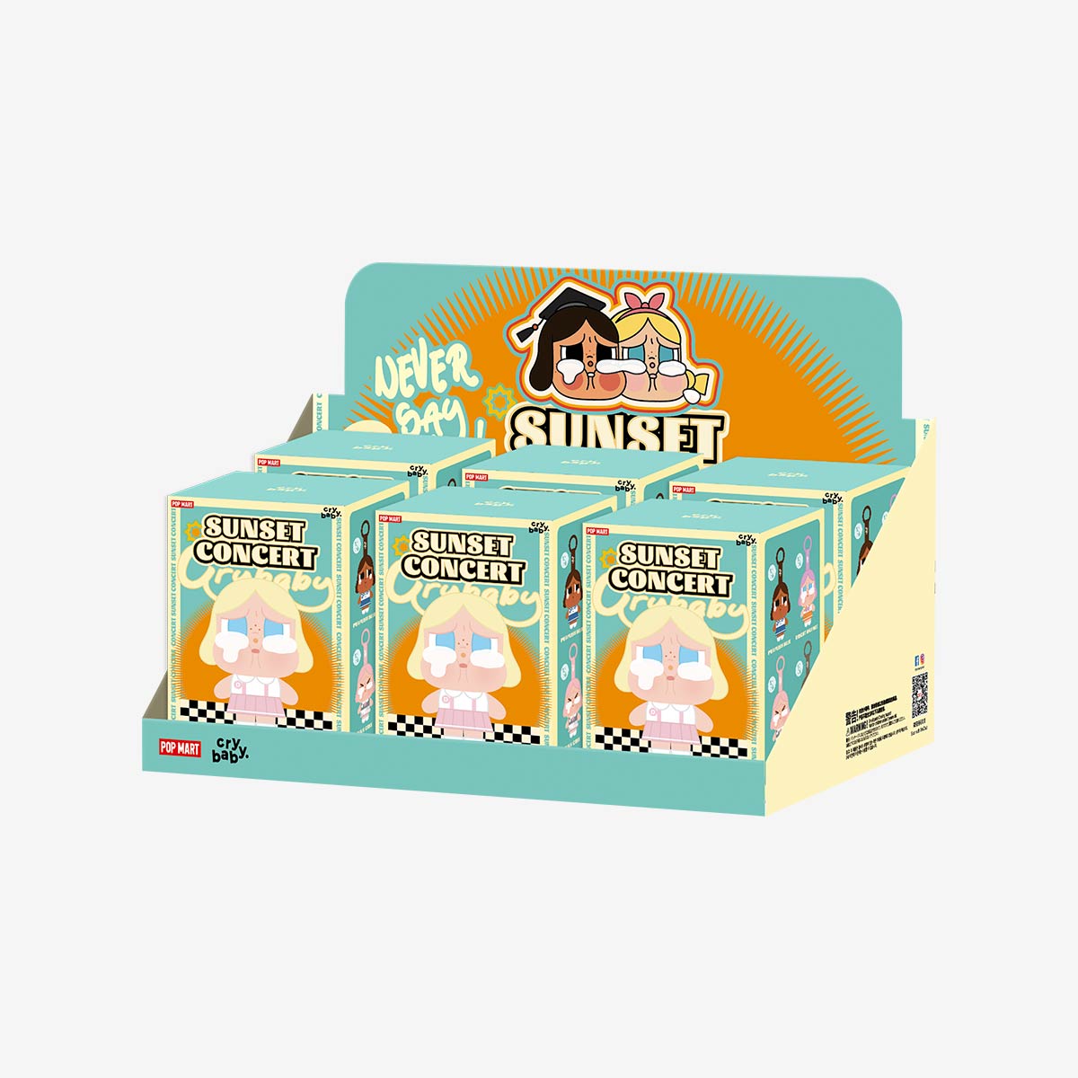 CRYBABY Sunset Concert six-box carton packaging