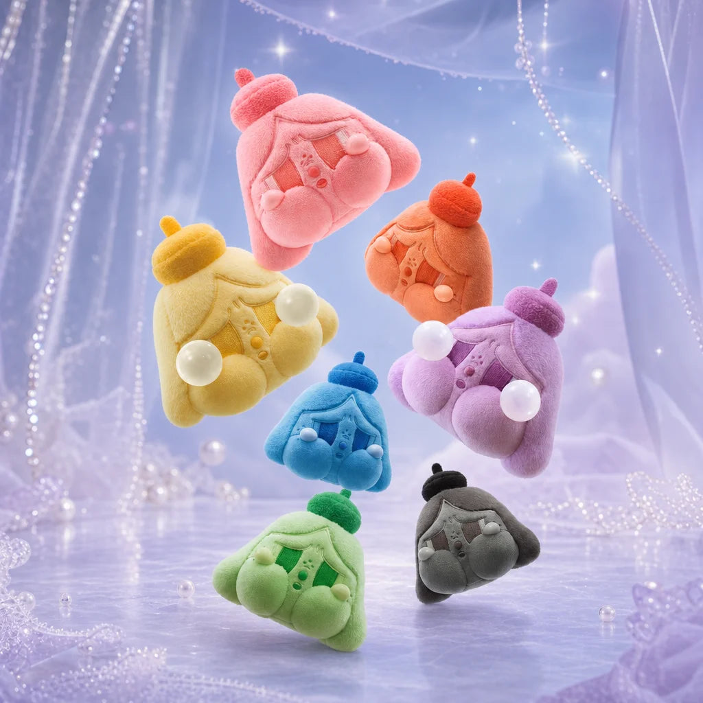 CRYBABY Tear Launch Project Series Vinyl Plush Pendant Blind Box - Full Set (6 Boxes) full set image | KikiBuddies