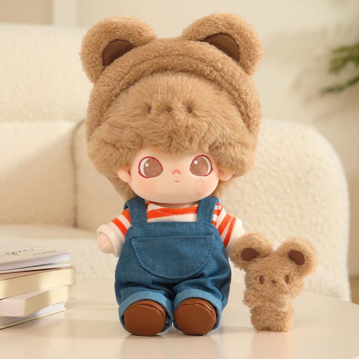 DIMOO Animal Kingdom cotton doll scene; display props are not confirmed as included