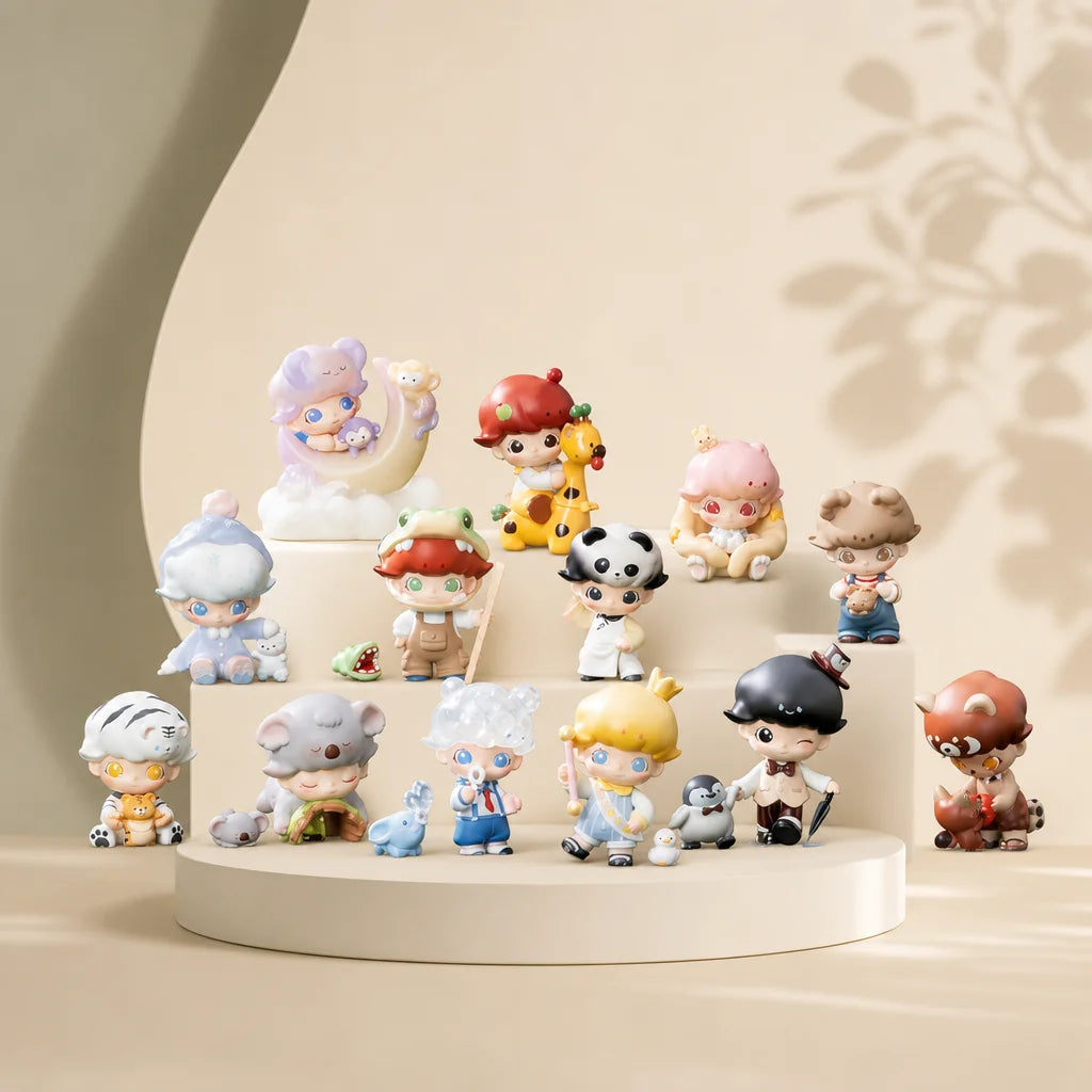 DIMOO Animal Kingdom Series PVC Figure Blind Box - Full Set (12 Boxes) full set image | KikiBuddies