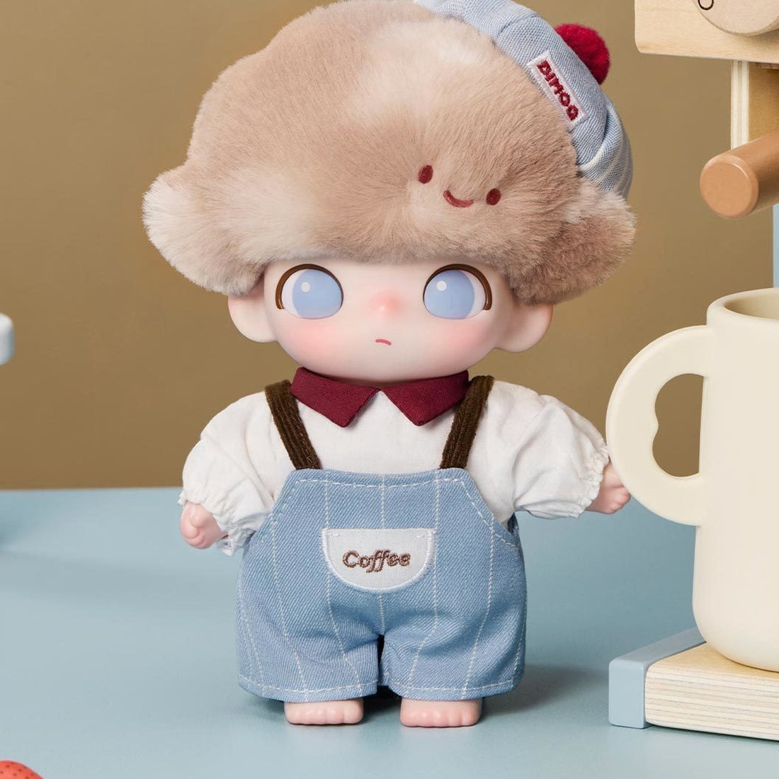 DIMOO Crush on Coffee Series-Vinyl Plush Blister Pack — G3 | KikiBuddies