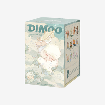 DIMOO Memories We Hold: single figure-series blind-box packaging reference; one random box option