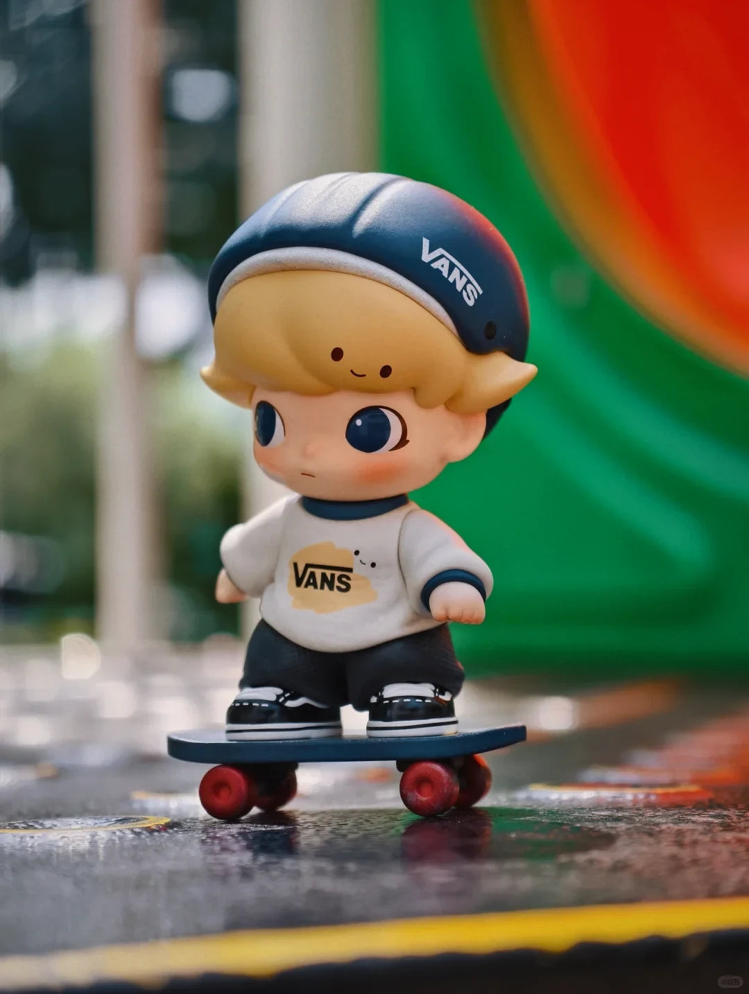 DIMOO x Vans Ride The Dream Figurine - lifestyle scene | KikiBuddies