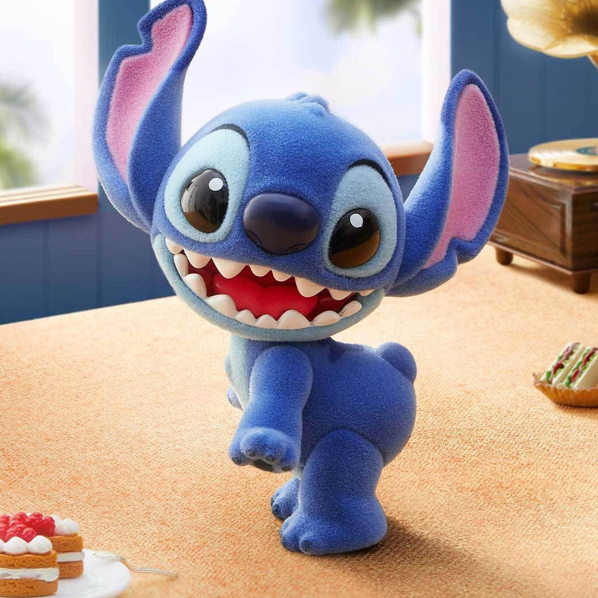 Disney Stitch Little Emotions blind box series - Grin from Ear to Ear design example with wide smile