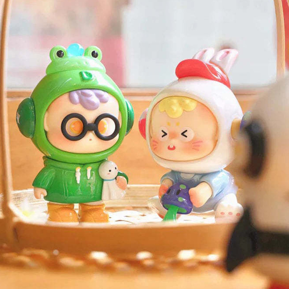 Diudiu Baby Don't Leave Me Series PVC Figures - Two complete PVC figure examples; scene props not included; random design not guaranteed