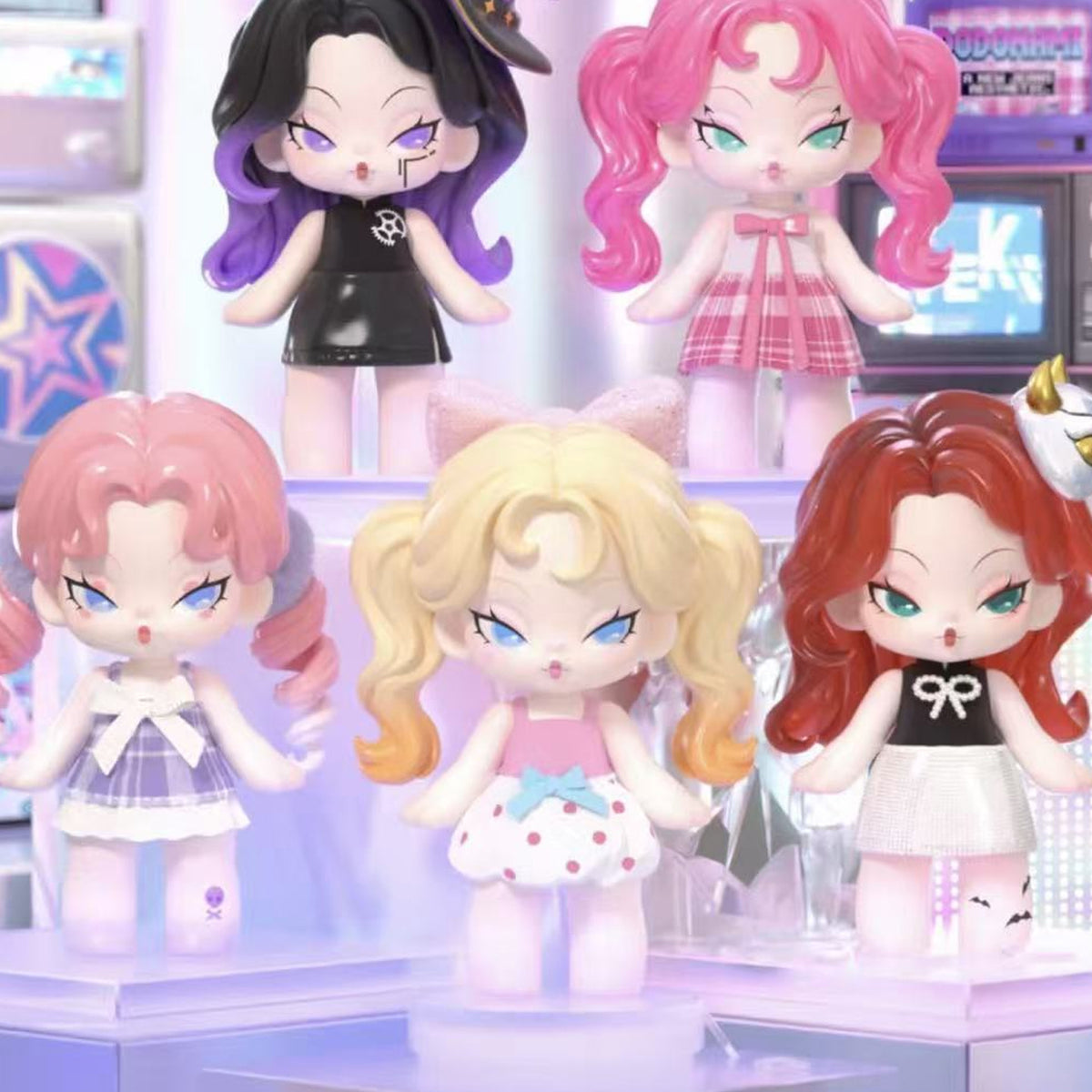 DoDo Nami Virtual World Series Figure Blind Box - Character design comparison; random design not guaranteed