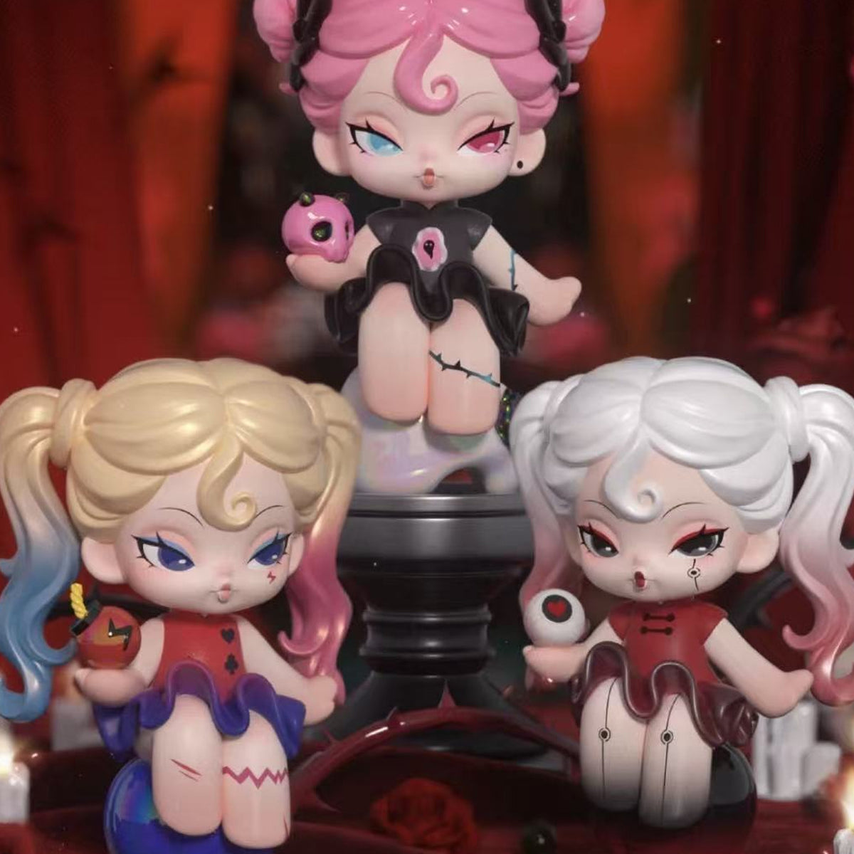 DoDo Nami Virtual World Series Figure Blind Box - Dark scene design comparison; random design not guaranteed