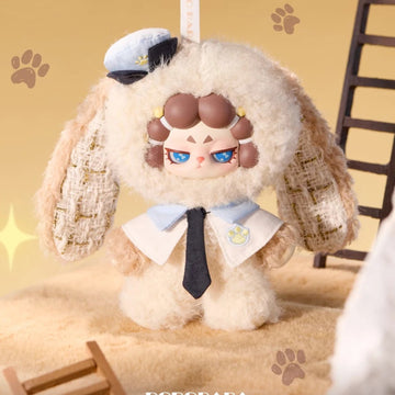 DODO RARA Refusal to be Tamed Series Plush Pendant Blind Box - Complete rabbit-hood plush example with sailor cap and tie; random design not guaranteed