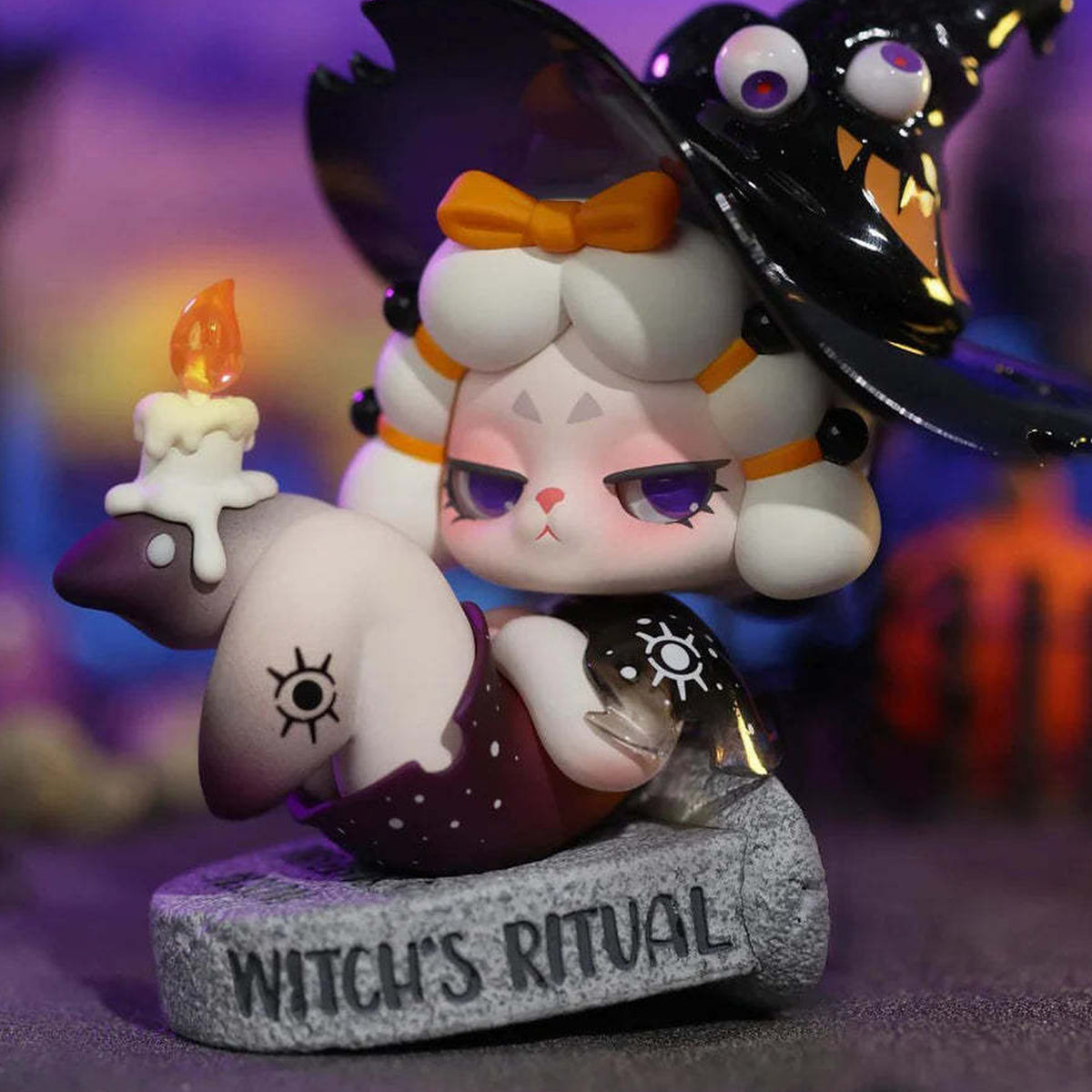 DODO RARA Savage Growth Series PVC Figures, Blind Box - Witch figure detail with upper hat cropped; random design not guaranteed