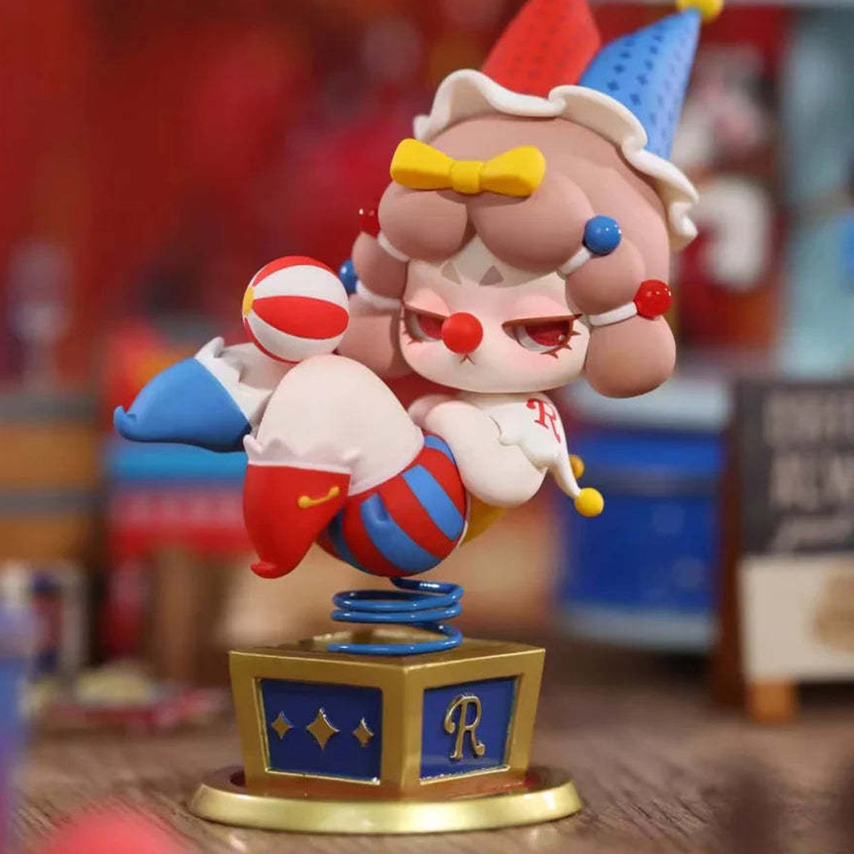 DODO RARA Savage Growth Series PVC Figures, Blind Box - Jester figure detail with upper hat cropped; random design not guaranteed