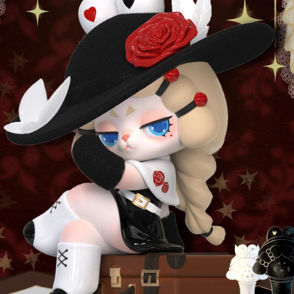 DODO RARA The Protagonist Of Your Story Series Figures, Blind Box - Pirate hat design detail; random design not guaranteed