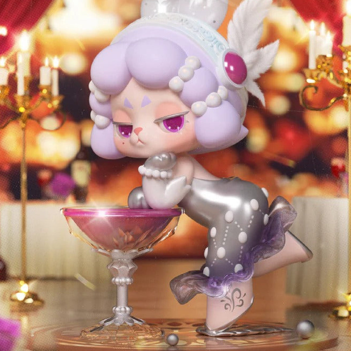 DODO RARA The Protagonist Of Your Story Series Figures, Blind Box - Purple glass scene design detail; random design not guaranteed