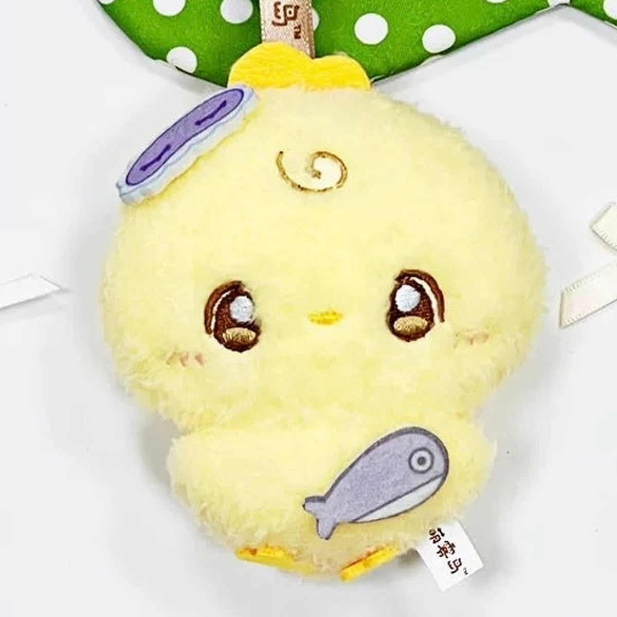 Dodowo Mogutoto Series Plush Pendant Blind Box - Complete yellow plush pendant body with upper strap cropped; random design not guaranteed