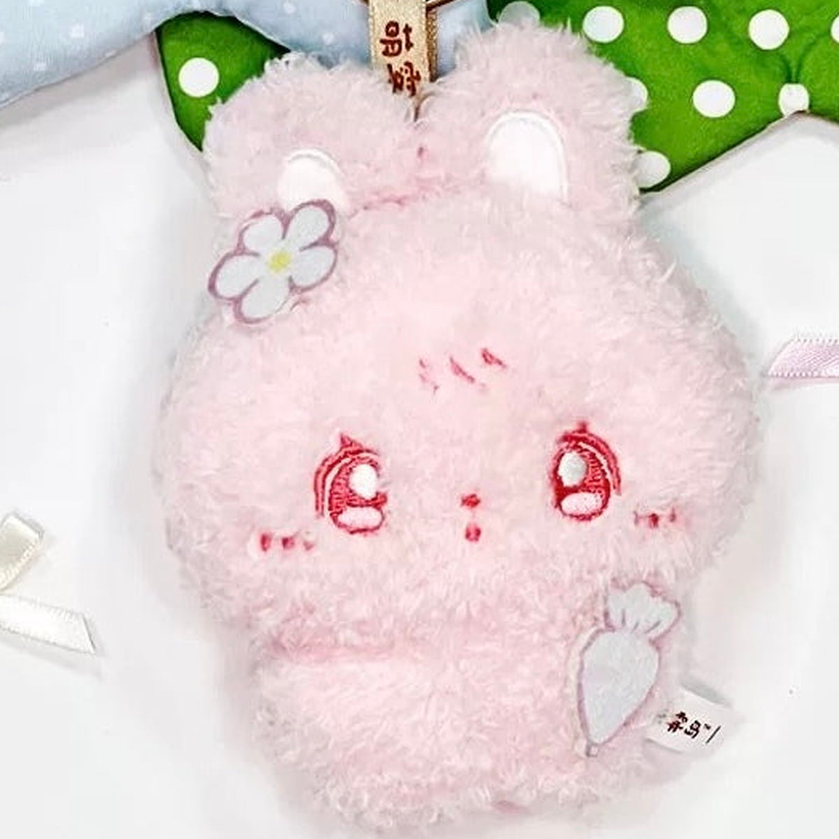 Dodowo Mogutoto Series Plush Pendant Blind Box - Complete pink plush pendant body with upper strap cropped; random design not guaranteed