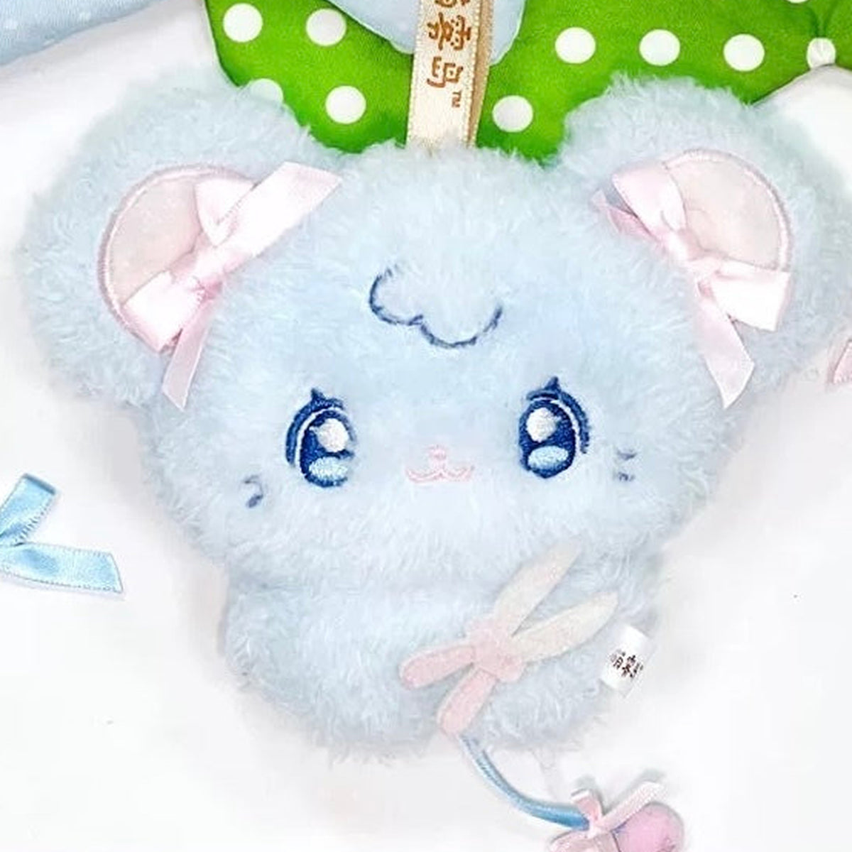 Dodowo Mogutoto Series Plush Pendant Blind Box - Complete blue plush pendant body with upper strap cropped; random design not guaranteed