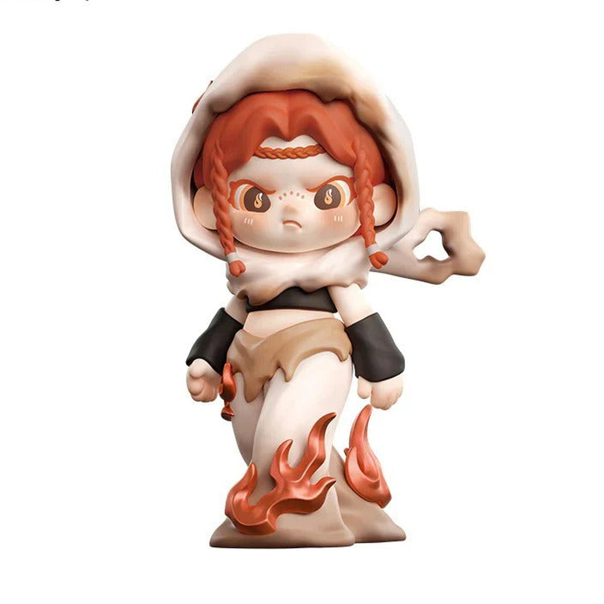 Dora Material Vistas Series Figures Blind Box - Orange hood complete design example; random design not guaranteed