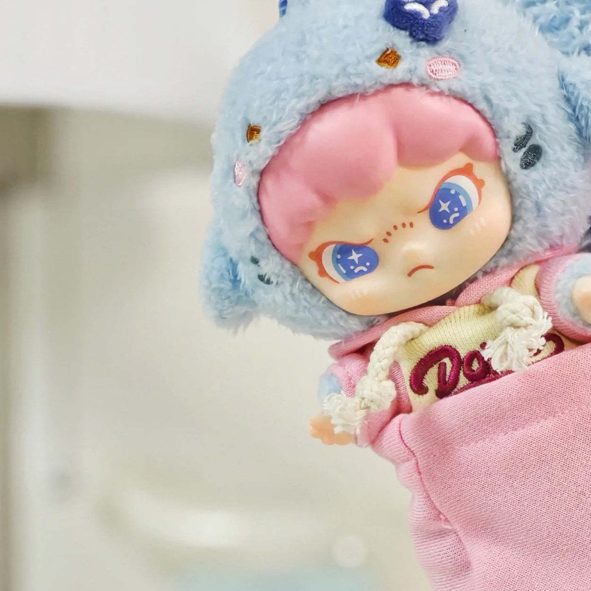 Dora Sharky Lala Girl Vinyl Plush Doll & Pendant - Small pendant detail with lower body cropped; selected format supplies one item