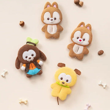 DSN Always Together Series Button Plush Pendant Blind Box - Always Together character group with complete plush pendant examples; random design not guaranteed