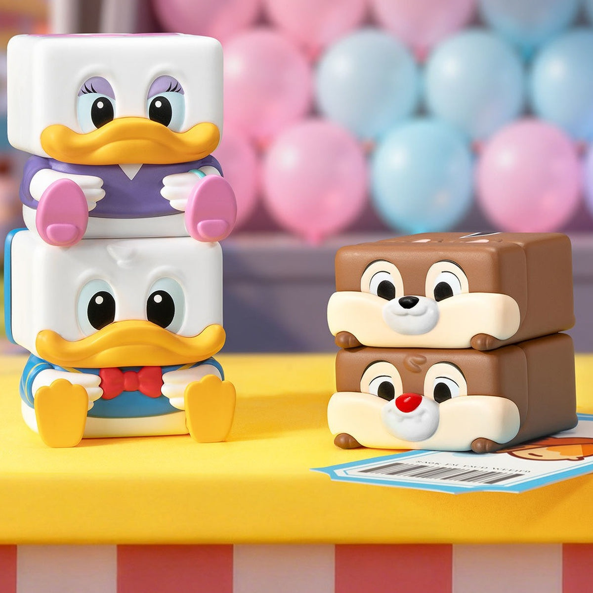 DSN Classics POP CUBE-2 Series Figures Blind Box - Complete POP CUBE-2 figure comparison with styling props; random design not guaranteed