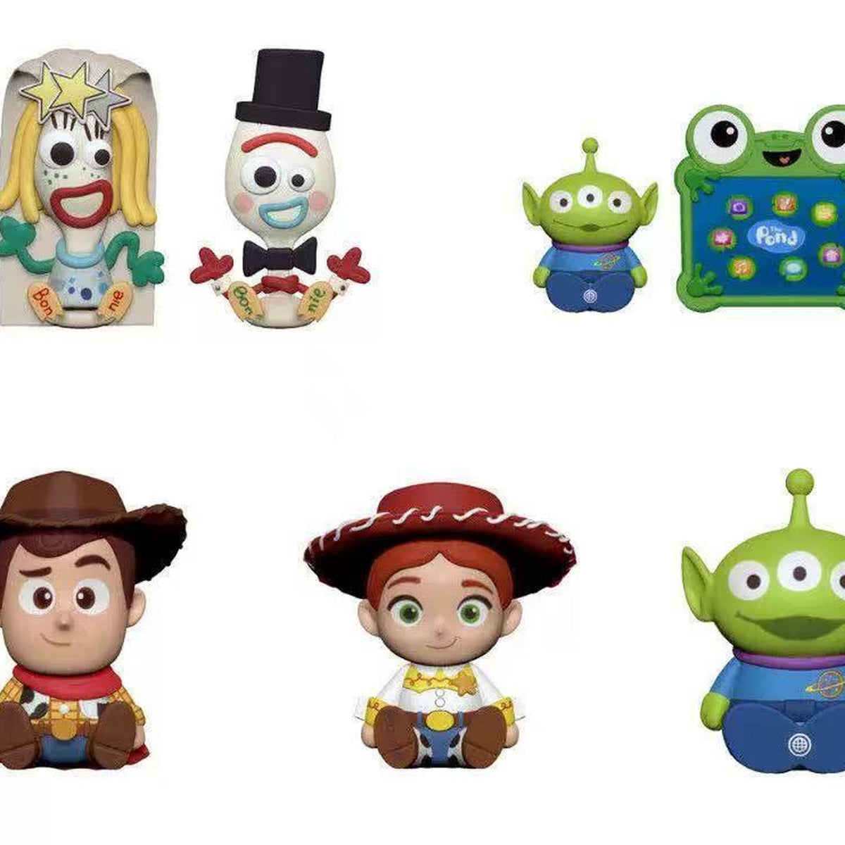 DSN Pixar Toy Story Cosmic Cuteness Series Mini Figure Blind Box - Toy Story mini figure design comparison with outer designs cropped; random design not guaranteed
