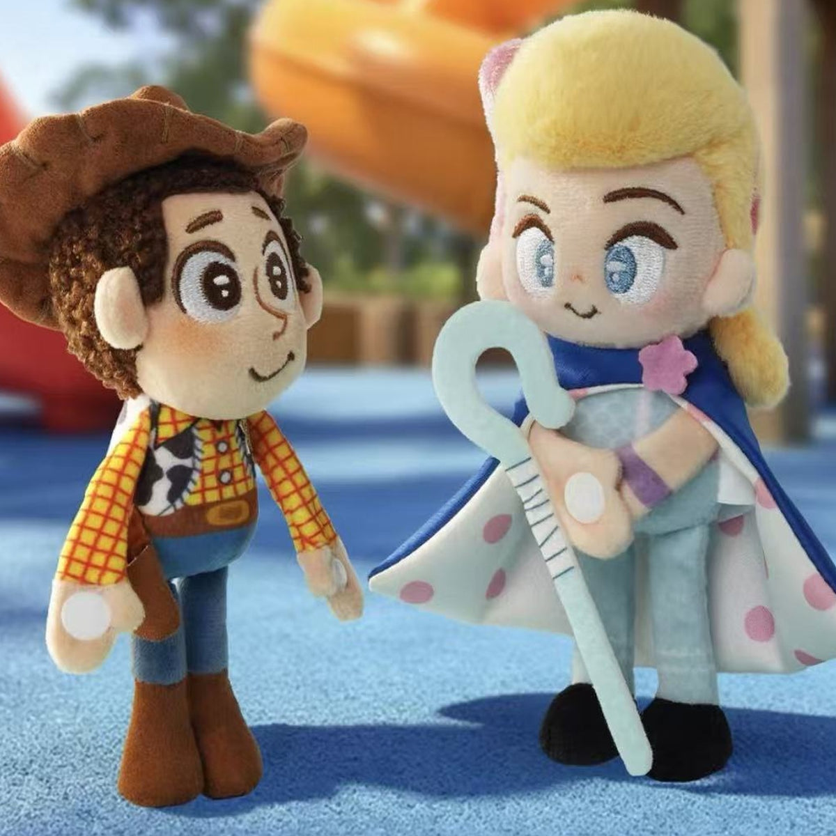 DSN Pixar Toy Story Warm Embrace Series Plush Keychain Blind Box - Complete cowboy and shepherd plush keychain examples; random design not guaranteed