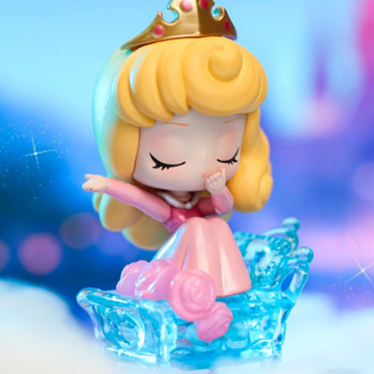 DSN Princess Fairy Town Series Figure Blind Box - Aurora princess figure detail with upper crown cropped; random design not guaranteed