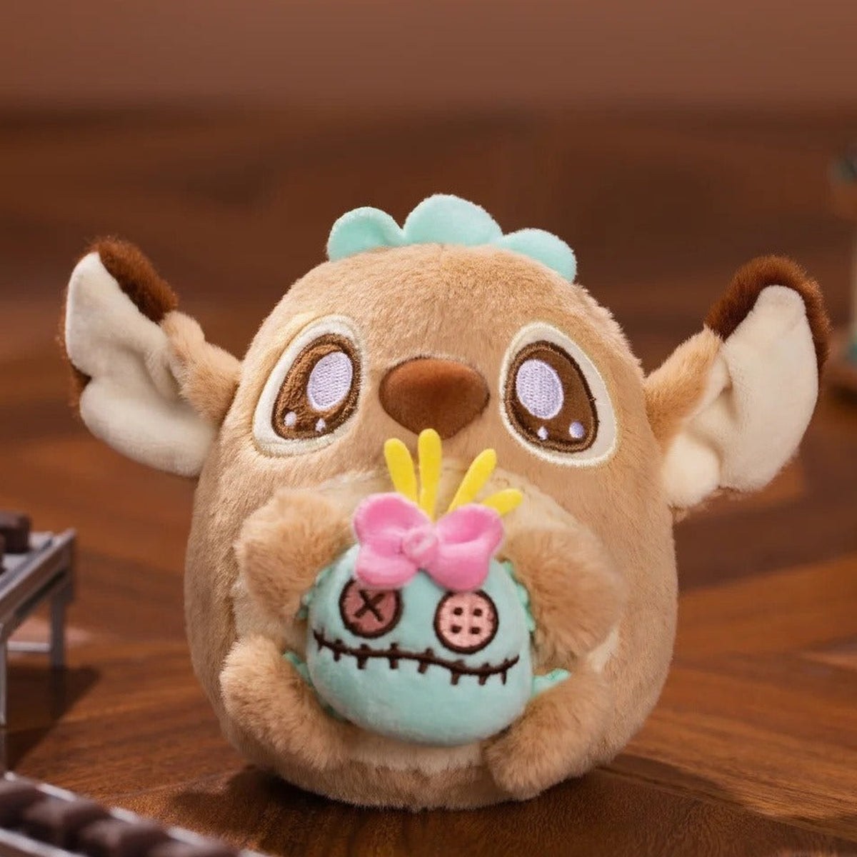 DSN STITCH Chocolate Factory Series Plush Pendant Blind Box - Complete round Stitch chocolate factory plush pendant body example; random design not guaranteed