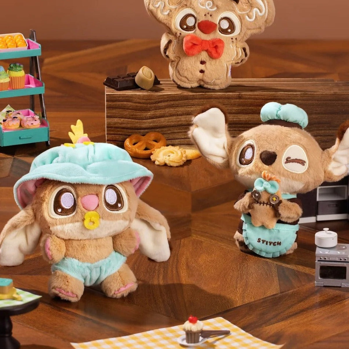 DSN STITCH Chocolate Factory Series Plush Pendant Blind Box - Chocolate factory plush pendant design comparison with complete central examples; random design not guaranteed
