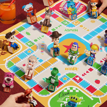 DSN Toy Story 30th Anniversary Time Rewind Series Ludo Blind Box - Series figures in illustrated display; random design not guaranteed