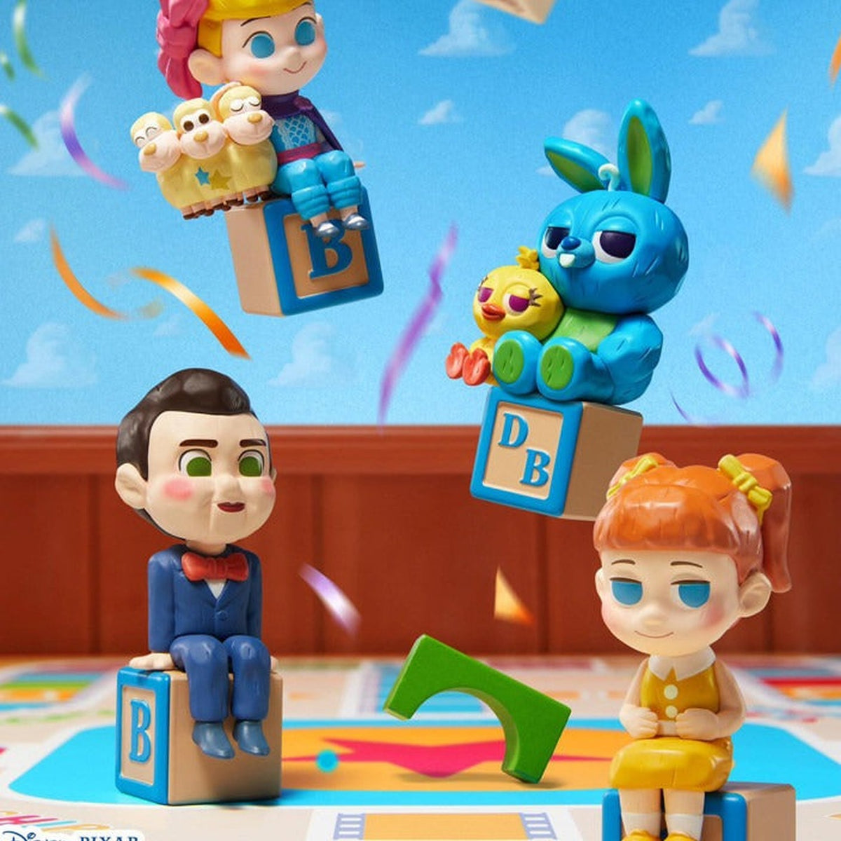 DSN Toy Story 30th Anniversary Time Rewind Series Ludo Blind Box - Four figure design details; random design not guaranteed