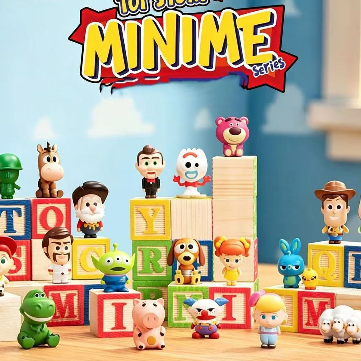 DSN Toy Story Minime Series Mini Figure Blind Box - MINIME series design overview; illustrative series image, contents depend on selected purchase option