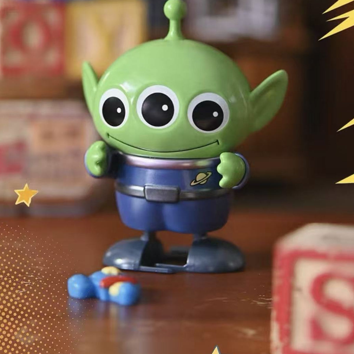 DSN Toy Story Wind-up Articulated Series Collectible Figure Blind Box - Complete Toy Story alien articulated figure example; random design not guaranteed
