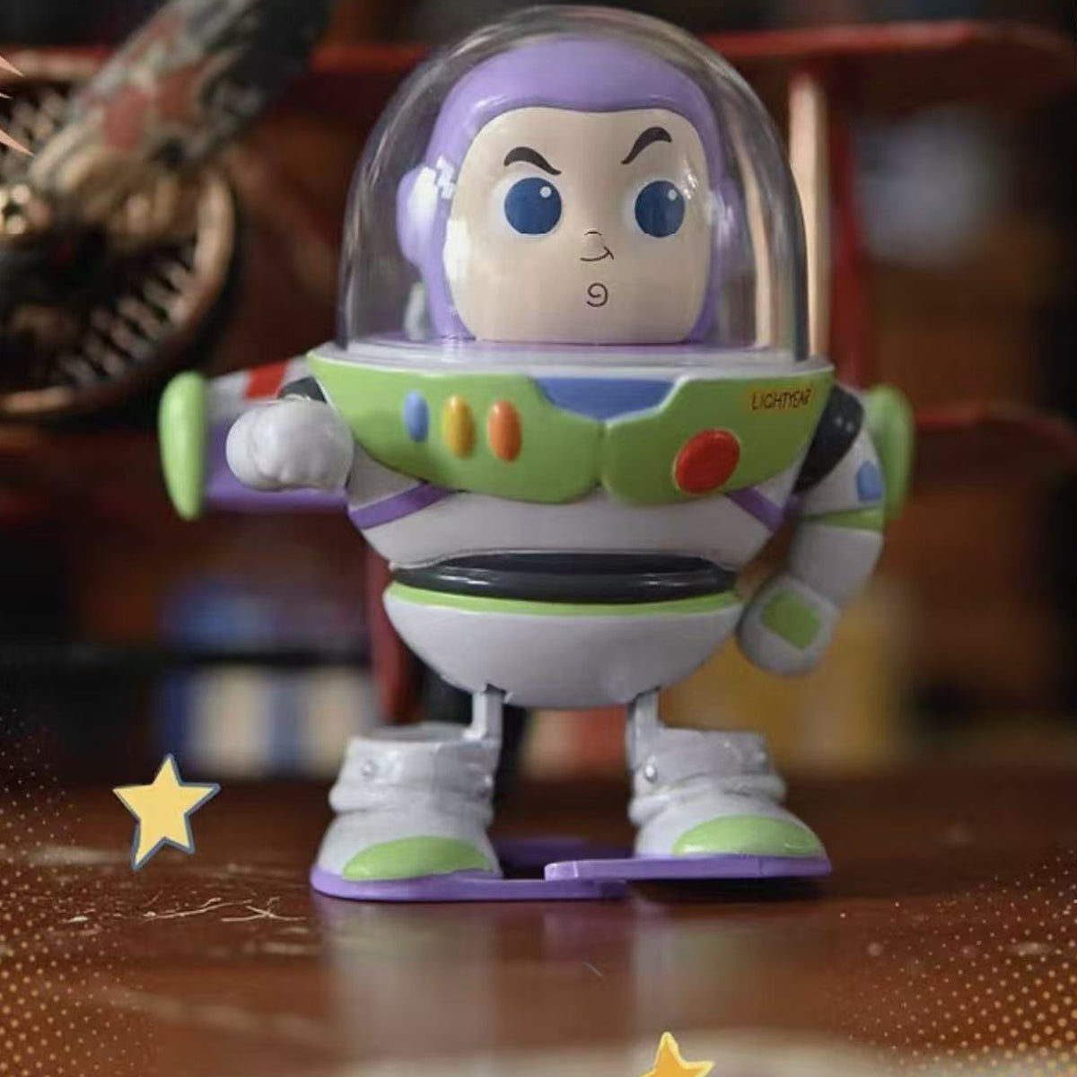 DSN Toy Story Wind-up Articulated Series Collectible Figure Blind Box - Complete Toy Story Buzz Lightyear articulated figure example; random design not guaranteed