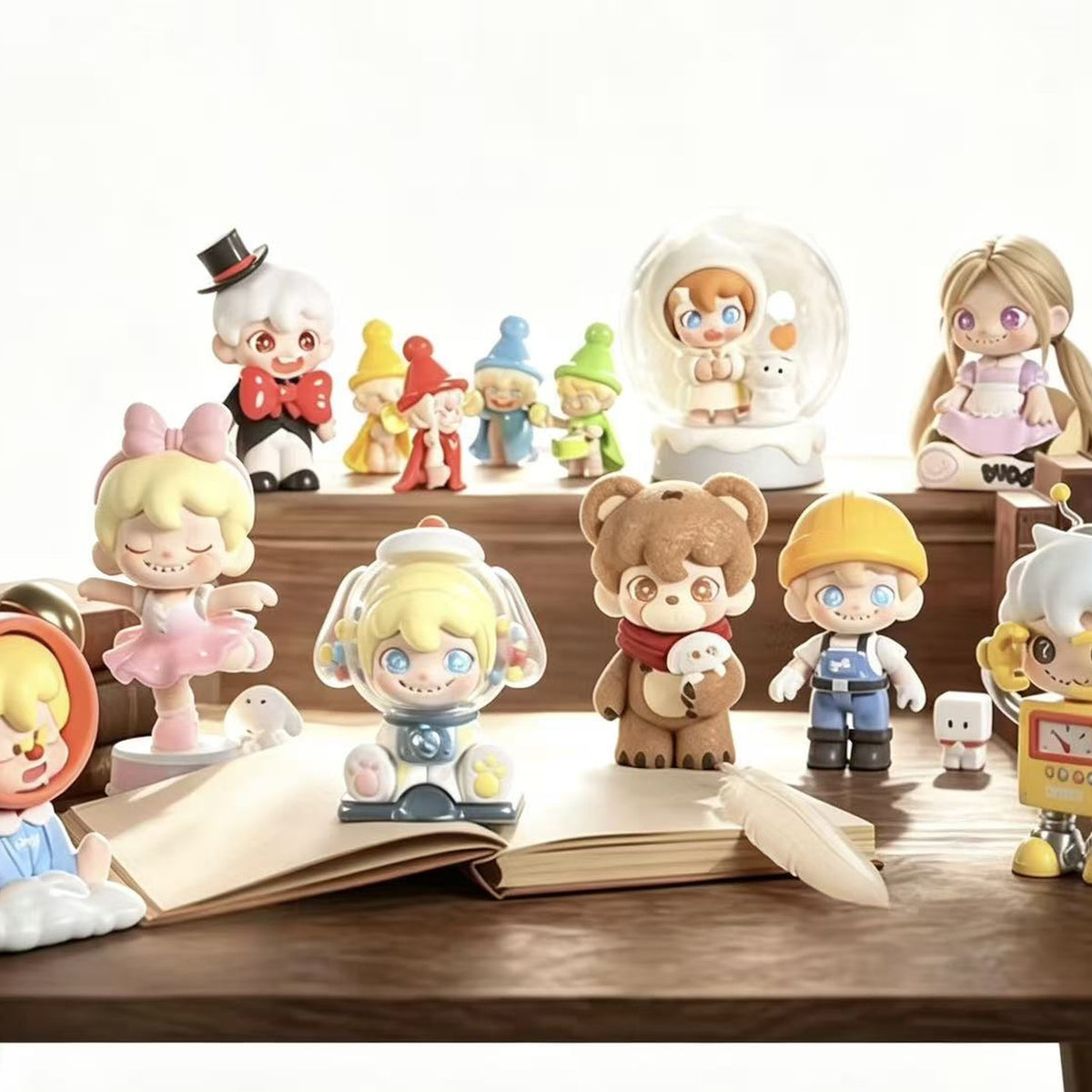 DUDOO Memory Store series design examples; not a guaranteed all-character set