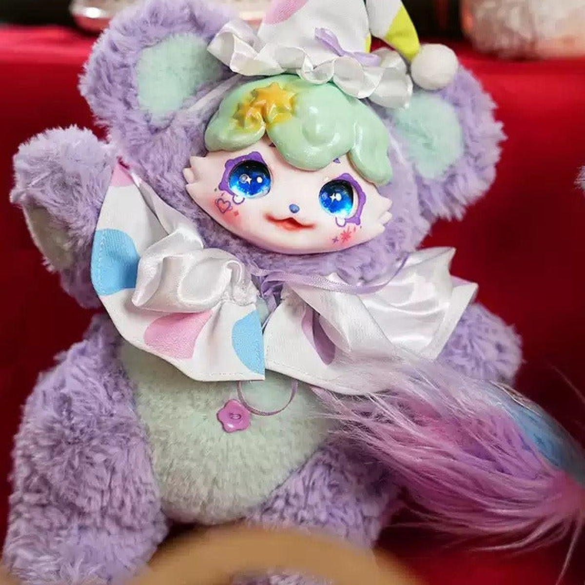 DUMIA Miracle Park Series Action Figure Plush Doll Blind Box - Purple design detail; random design not guaranteed
